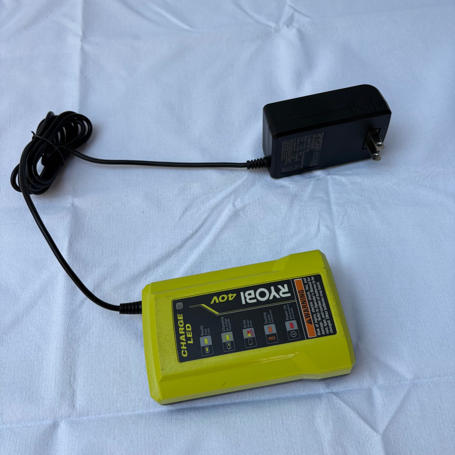 Ryobi OP404 Lithium-ion 40 Volt Battery Charger