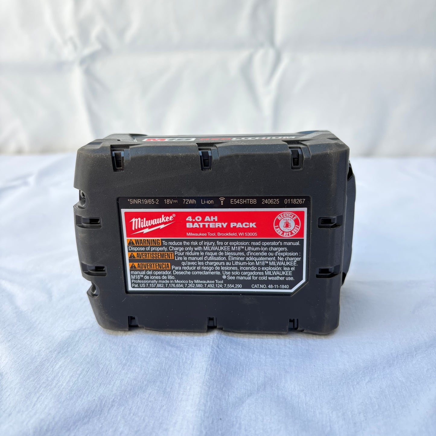 M18™ REDLITHIUM™ XC 4.0 Extended Capacity Battery