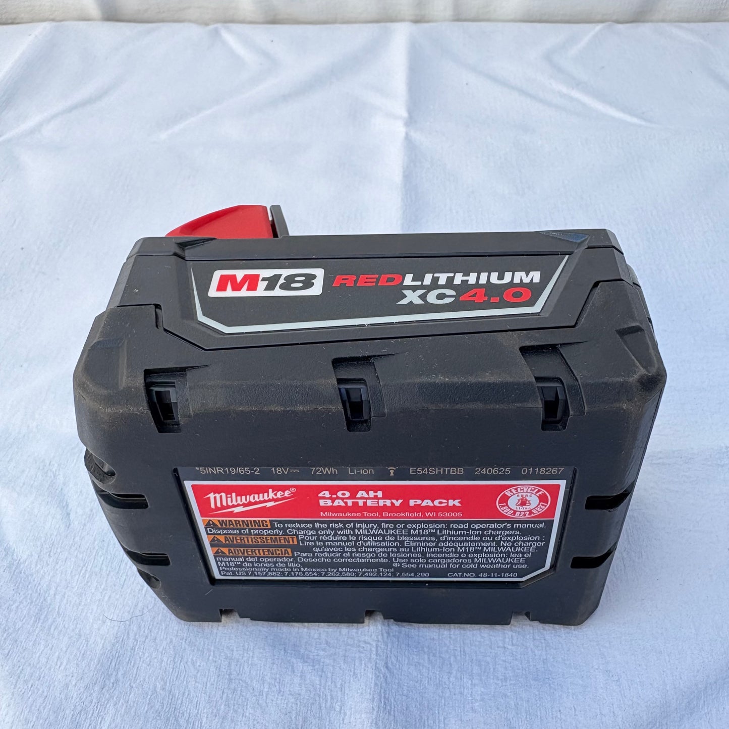 M18™ REDLITHIUM™ XC 4.0 Extended Capacity Battery